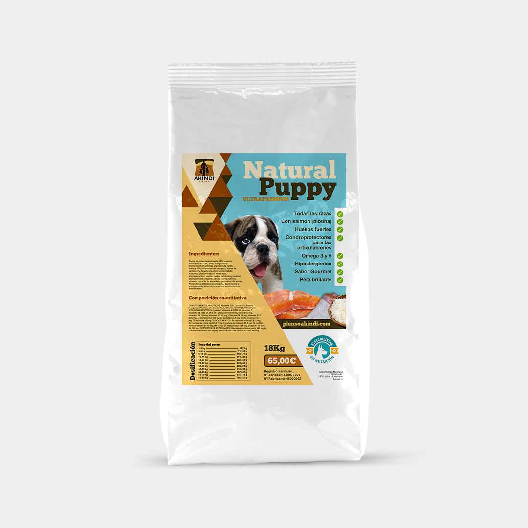 PiensoPuppy-Akindi-2026-01_Web_02 Natural Puppy - Imagen 1