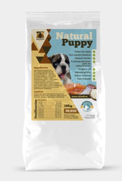 Natural Puppy pienso Akindi