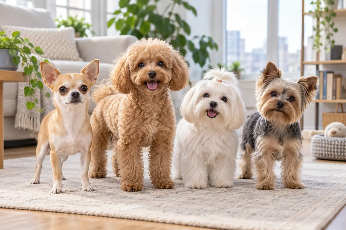 Razas de perros pequeños para vivir en casa